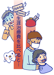 予防歯科と生涯治療費